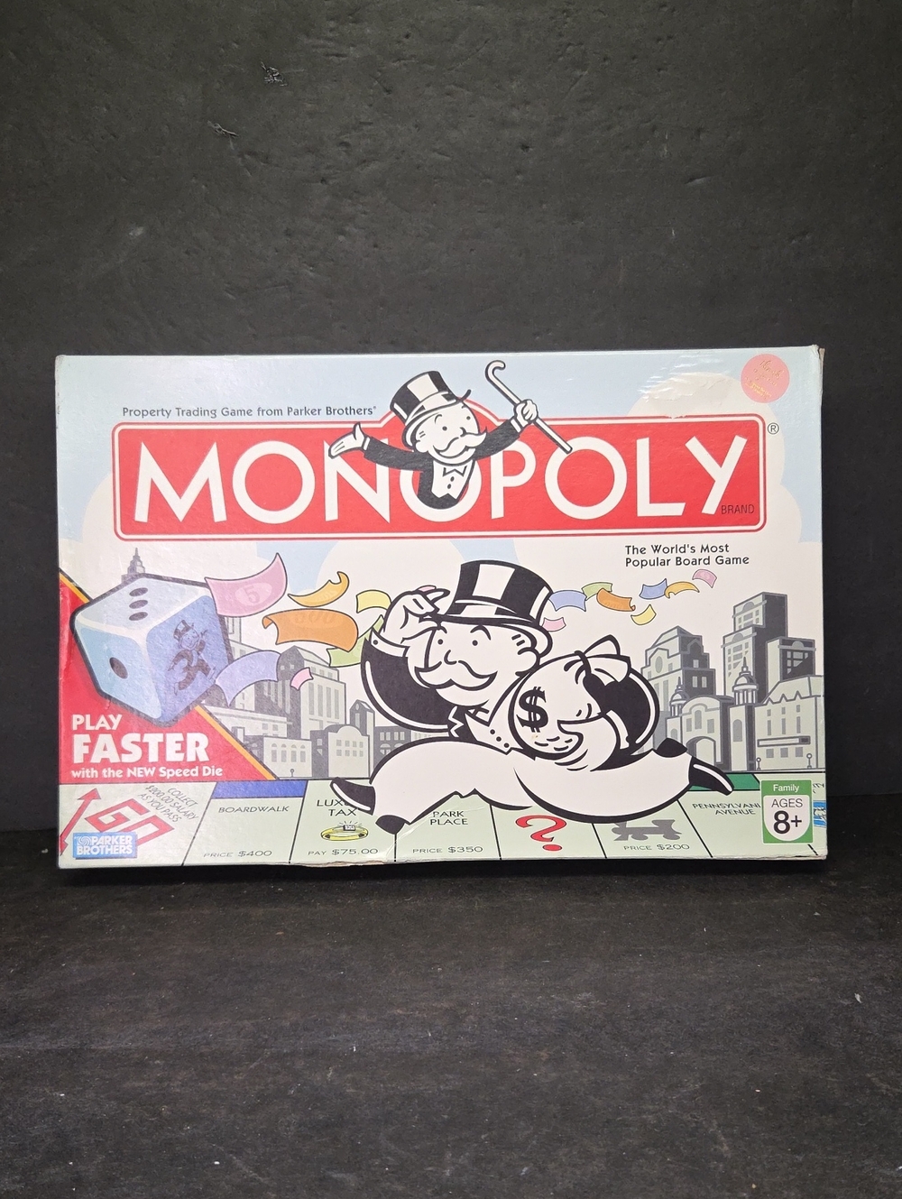 Parker Brothers Monopoly 2007 Edition 10 Tokens W/Speed Die